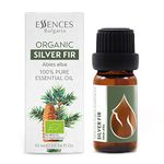 Essences Bulgaria Organic Silver Fir Essential Oil 10ml | Abies alba | 100% Pure and Natural | Undiluted | Therapeutic Grade | Family Owned Farm | Steam-Distilled | Non-GMO | Vegan