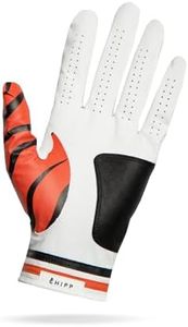 Chipp Golf Cabretta Leather Golf Glove, Premium Grade AAA Cabretta Tour Glove, Men’s Left Hand – Tiger, Size Medium
