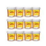 DR. FIXIT 201 Crack X Paste-1Kg, Ready to Use Filler for Internal & External Surface Cracks on Roofs, Walls - Flexible Putty With Excellent Bonding - Pack of 12, Acrylic