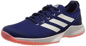 Adidas womens CourtFlash W LEGIND/FTWWHT/ACIRED Tennis Shoe - 4 UK (GZ0707)
