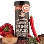 BBQ Moments Pork Rub Barbecue Dry Rub For Pulled Pork, Ribs, Pork Shoulder, Tenderloin, Pork Chop, Steak, Sausage, Meatloaf, BBQ Seasonings And Spices For Grilling, 320g (11.28 Oz)