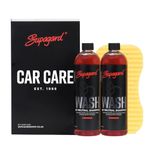 Supagard Premium pH Neutral Car Wash Shampoo Pack (2 x 500ml Bottles) Highly Double Concentrated