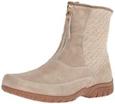 Propet Women's Delaney Mid Zip Calf Boot, Sand, 4 UK