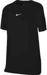 Nike Girls Classic Fit T-Shirt, Black, X-Small US