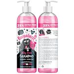 BUGALUGS Baby Fresh Dog Shampoo dog grooming shampoo products for smelly dogs with baby powder scent, best puppy shampoo baby fresh, shampoo conditioner, Vegan pet shampoo professional (625ml)