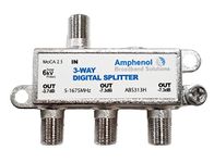 Amphenol 3-Way Digital Splitter MoCA 2.0 ABS313H