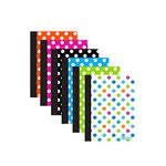 BAZIC 80 Ct. 5" x 7" Polka Dot Poly Cover Personal Composition Book, Case of 48 (5471-48)