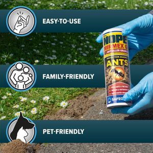 NOPE! Ant Killer Powder 500g – Indoor & Outdoor Nest Bait, Delayed-Action