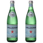 San Pellegrino Sparkling Natural Mineral Water Bottle, 2 x 750 ml