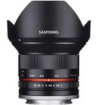 Samyang 12mm F2.0 NCS CS Photo Manual Camera Lens for Sony E Mount (Black)