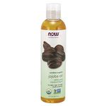 NOW Solutions, Organic Jojoba Oil, Moisturizing Multi-Purpose Oil for Face, Hair and Body, 237ml