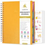 Clever Fox Pregnancy Journal & Memory Book - Pregnancy Planner & Notebook for Expecting Moms – Baby Keepsake, First Time Moms Gift (Amber Yellow)