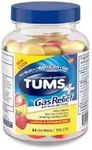 Tums Chewy Bites with Gas Relief, Lemon & Strawberry, 54 Chewable Tablets