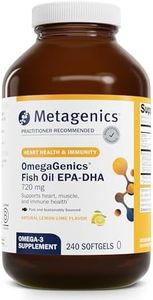 Metagenics OmegaGenics EPA-DHA 720mg - Daily Omega 3 Fish Oil Supplement to Support Cardiovascular, Musculoskeletal and Immune System Health - 120 Count