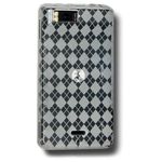 Amzer Luxe Argyle Skin Case for Motorola DROID X MB810 - Clear