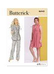 Butterick Misses' Knit Lounge Top, Dress and Pants Sewing Pattern Kit, Design Code B6945, Sizes 18-20-22-24-26