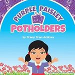 Purple Paisley Potholders