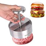 Koythin Burger Press, Adjustable Hamburger Patty Maker, Non Stick Patties Making Molds Suitable for Beef, Vegetables, Burgers and Cooking, Ideal for BBQ and Homemade Hamburger (Diameter 11.5cm)