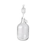 FastRack 1 gal Glass Wine Fermenter, INCLUDES Rubber Stopper and Twin Bubble Airlock, Multicolor (B014T3LHFA)