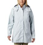 Columbia Women's East Park Mackintosh Jacket, Cirrus Grey, Medium