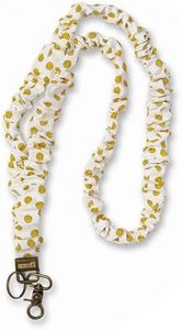 ANDI Neck Lanyard For Women - Scrunchie Cute Lanyard for Keys, Id Card Holder, Wallet - Aesthetic Long Lanyard (No Worries)