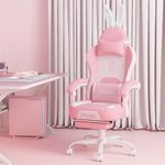 PZDO Pink Gaming Chair Computer Cha