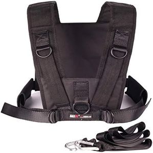 MiR BHAR Sled Harness with (Optional) Sled Harness, Without Sled, Black