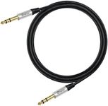 DTECH 5ft Electric Guitar Cable TRS