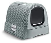 Curver 234871 Covered Cat Litter Box Tray