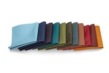 CLUB4BRANDS Leather Scraps - Pieces of Leather in Coloured ideal for Craft Works, Extra Large, Quality Genuine Leather, Repair Bags, Textiles, Covering, Decoration, 1kg, Various Shades, DIN A4