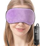 Aroma Season Heated Steam Warm Eye Mask for Rejuvenates Puffy Eyes Migraine Headache Dry Eye Blepharitis Styes Relief (Violet)