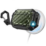 SUPCASE for AirPods Pro 3 Case with Lock & Carabiner, [IP68 Waterproof] [Military-Grade Protection] [Supports Wireless Charging] Anti-Scratch Hard Shell Cover for AirPods Pro 3rd Gen, Guldan