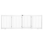 AUSWAY Wooden Pet Safety Gate Free 