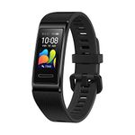 HUAWEI Band 4 Pro - Smart Band Fitness Tracker with 0.95 Inch AMOLED Touchscreen, 24/7 Heart Rate Monitor, Indoor Outdoor Pro Tracking, Sleep Monitor, Built-in GPS, 5ATM Waterproof, (Black)