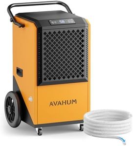 Commercial Dehumidifier for Basement,320 Pint Commercial Grade Dehumidifiers,9500 sqft Large Spaces for Industrial, 24H Timer,38 Gallon/Day,Continuous Dehumidification,Auto Defrost,For 20A Socket