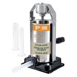 LEM Products 5 lb Vertical Sausage Stuffer with Tubes, Meat Stuffer Machine for Home Kitchen Use, Sausage Maker with Air-Release Piston and Stuffing Tubes, Makes All Sausages