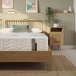 Summerby Sleep Double Mattress, Egyptian Cotton and Eco-Comfort Spring Hybrid For Double Bed , Size:135 x 190Cm