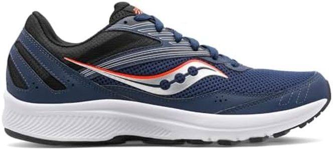 Saucony Men's Cohesion 15 Running Shoe, Night/Vizired, 10.5