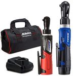 ACDelco ARW1209-K9 G12 Series 12V Li-ion Cordless ¼” & 3/8” Ratchet Wrench Combo Tool Kit with Canvas Bag