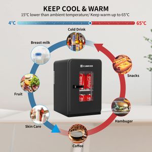 Mini 15L Portable Fridge – Compact Personal Cooler & Warmer