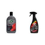 Turtle Wax 53341 Hybrid Solutions Ceramic Polish & Wax 500ml - All In One Scratch & 53139 Hybrid Sealant Spray Wax Hydrophobic Fused With Carnauba