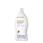 ATTITUDE Dishwashing Liquid, EWG Verified, Vegan Dish Soap, Plant Based, Naturally Derived Products, Citrus Zest, 700 mL