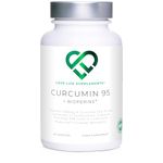 Curcumin 95 + Bioperine® by LLS | High Strength Turmeric Curcumin Capsules containing 96.9% Curcuminoids and Black Pepper Extract | 500mg x 60 Veg Capsules | Made in UK Under GMP/BRC License