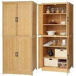 VEIKOU 71.6” Kitchen Pantry Cabinet