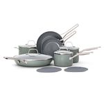 Calphalon® Ceramic Nonstick 12-Piece Cookware Set, Silver Ash