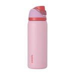 Owala FreeSip Insulated Stainless Steel Water Bottle with Straw for Sports and Travel, Leak Proof, BPA-Free, 945ml, Angel Food Cake