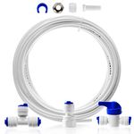 iSpring ICEK 6M Ultra Safe Fridge Water Line Connection and Ice Maker Installation Kit for Reverse Osmosis RO Systems & Water Filters, 1/4"