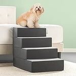 Zinus 4 Step Easy Pet Stairs/Pet Ramp/Pet Ladder/Grey, XL (Pack of 1)