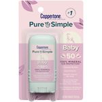 Coppertone WaterBABIES Sunscreen Pure & Simple Stick Broad Spectrum SPF 50.49 Ounces