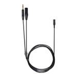 Shure BCASCA-NXLR3QI Detachable Cable with Neutrik 3 Pin XLR Male Connector and 1/4'' Stereo Plug